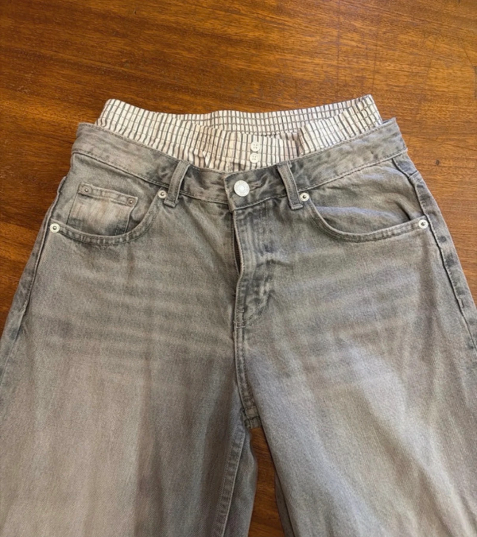 Calça dupla com boxer 